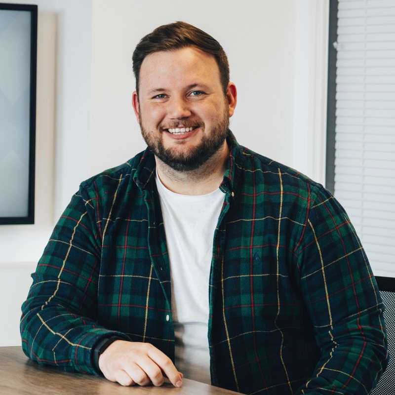 Portrait of Tech leader. Designer turned